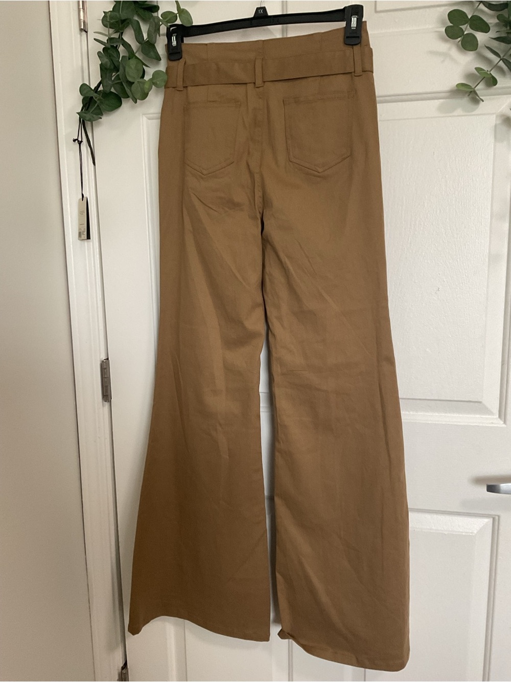 Flying Tomato Tan Tie-Waist Wide Leg Pants - Picture 3 of 7